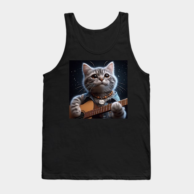 Karma Cat Tank Top by DadOfMo Designs